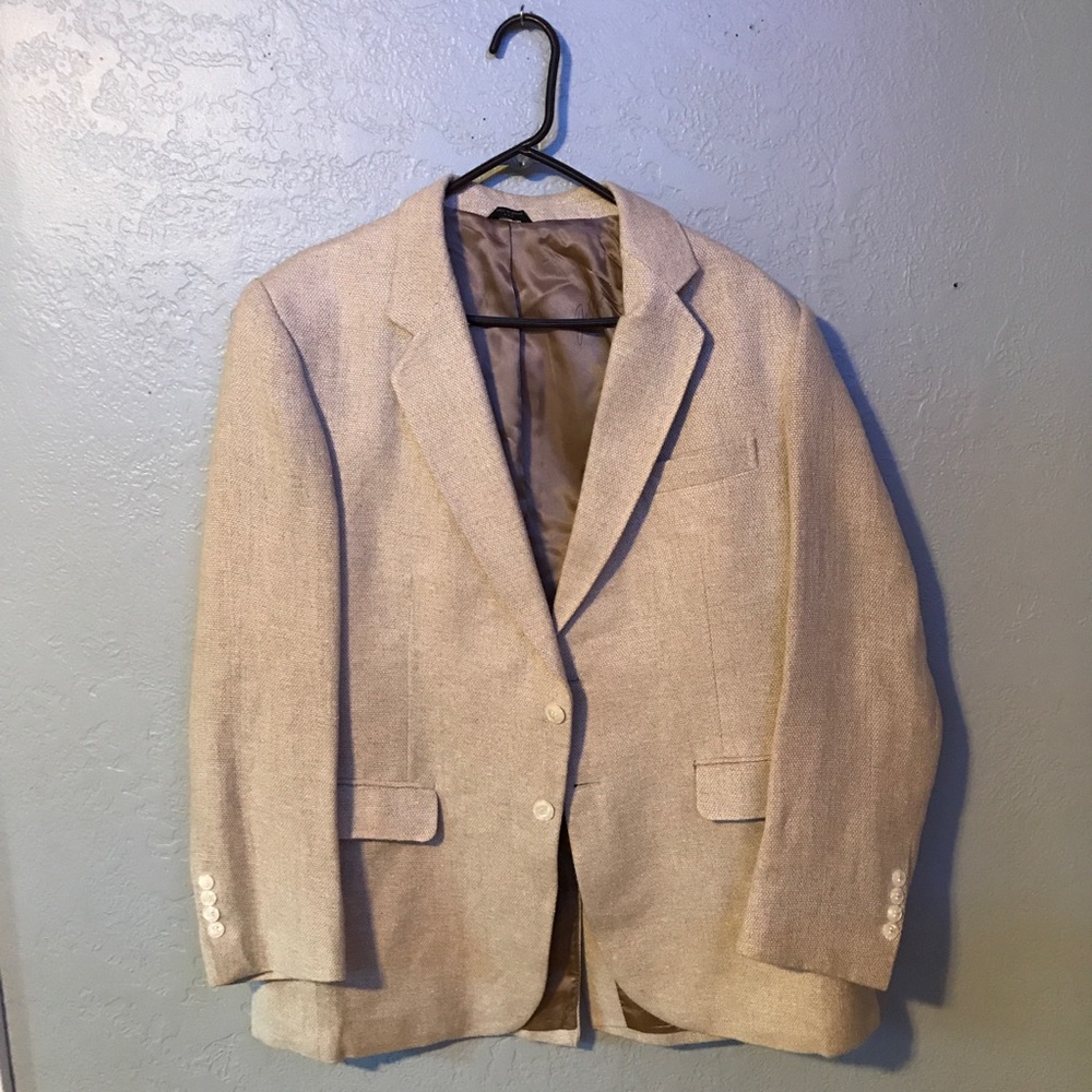 Joe Nomath Vintage Cream Blazer